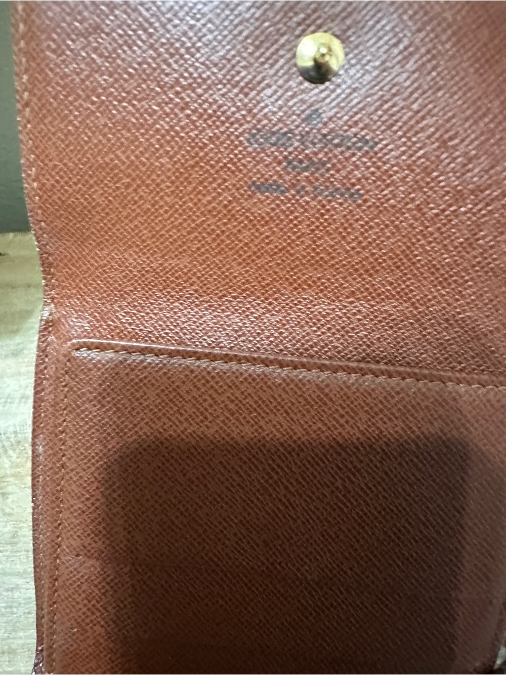 Louis Vuitton Brown & Gold Monogram Compact Wallet - Picture 5 of 14